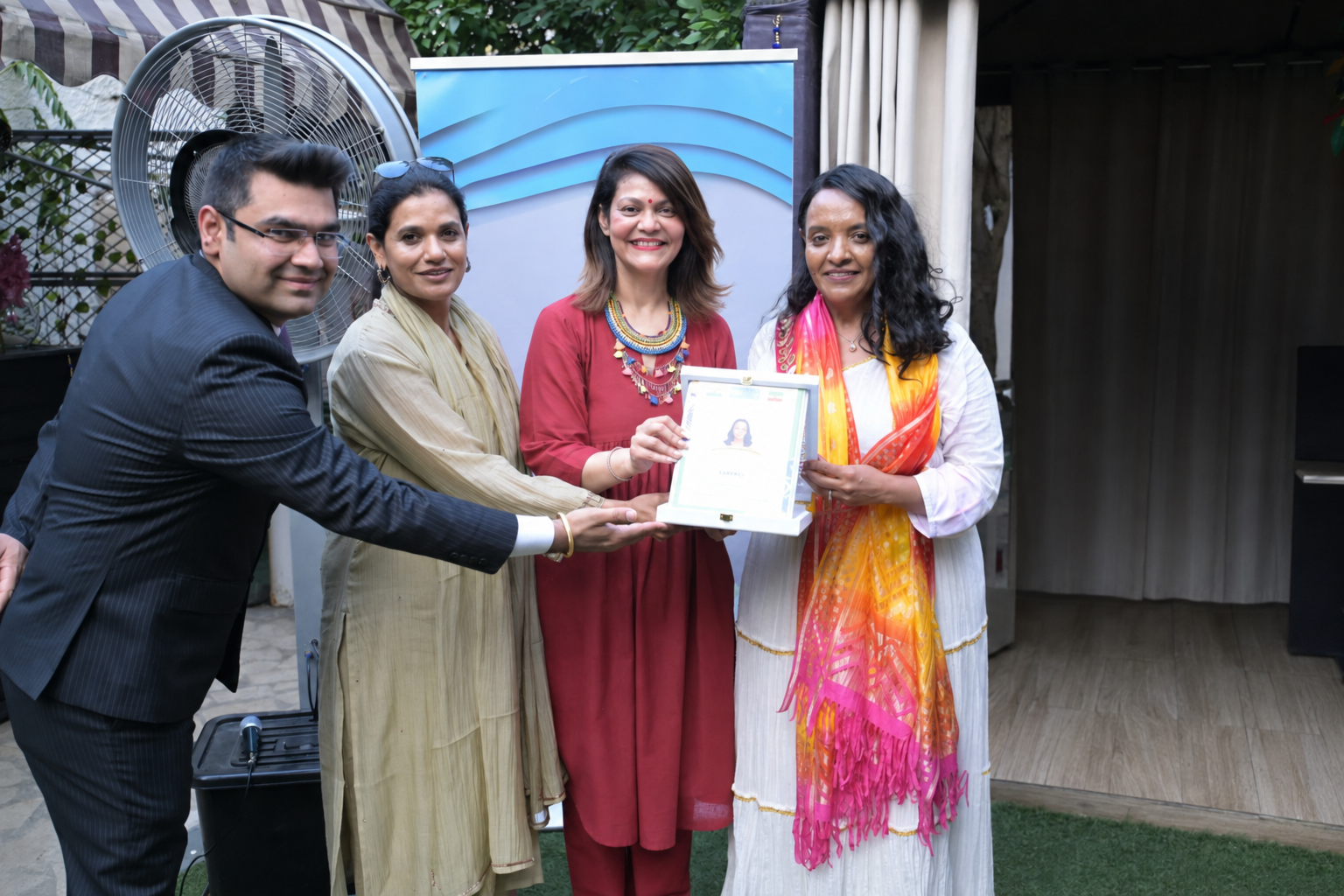 Dr. Rashmi Saluja Hosts Ethiopian Coffee Evening - section 1 image 1