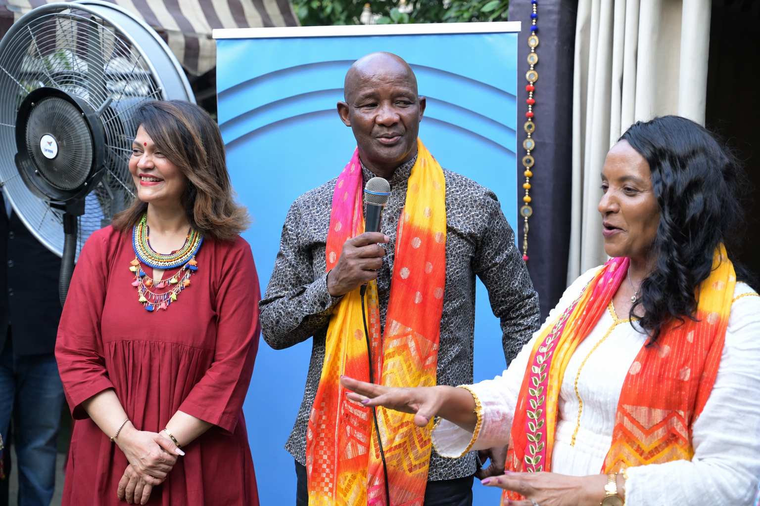 Dr. Rashmi Saluja Hosts Ethiopian Coffee Evening